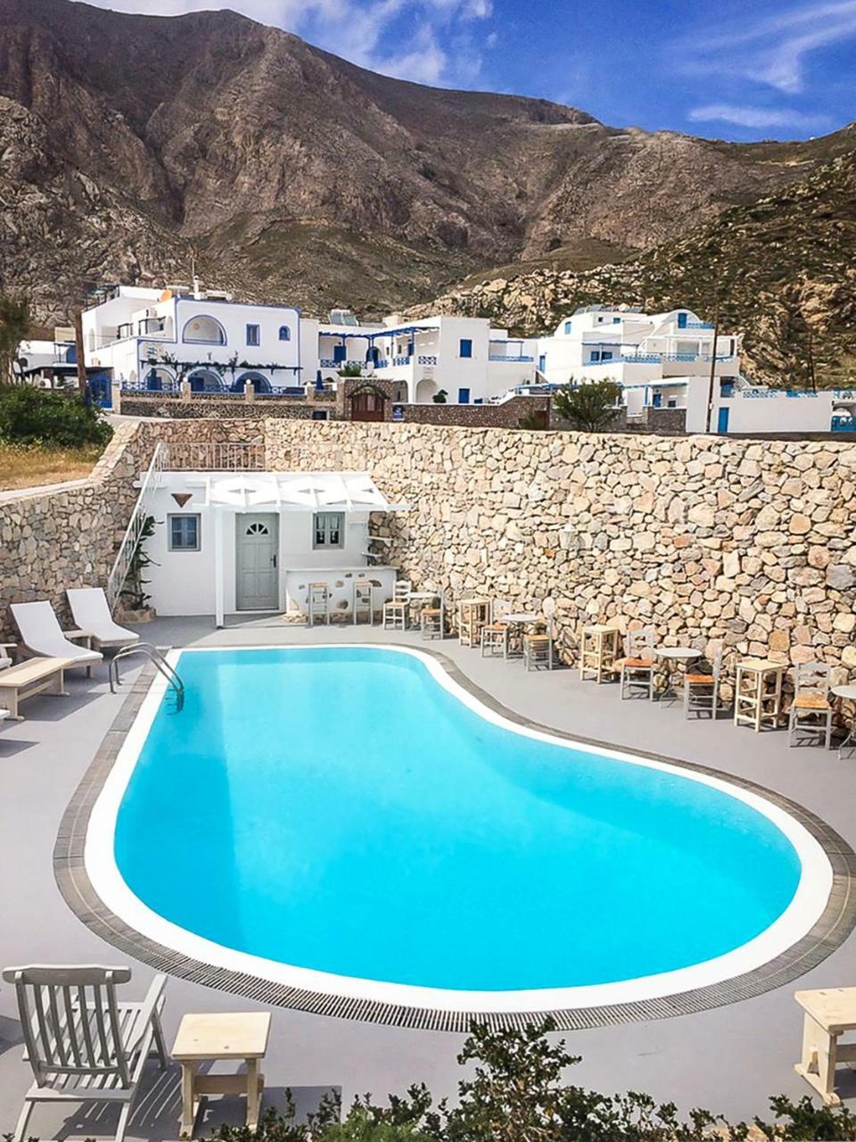 Lavarock Santorini Perissa  Luaran gambar