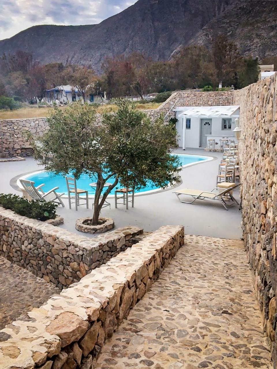 Lavarock Santorini Perissa  Luaran gambar